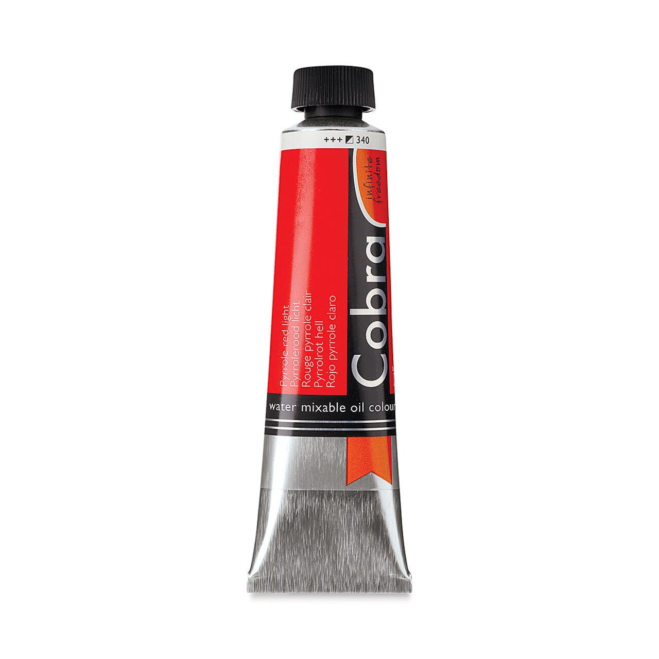 Cobra Artist Water Mixable Oil Paint - Pyrrole Red Light, 40 ml tube